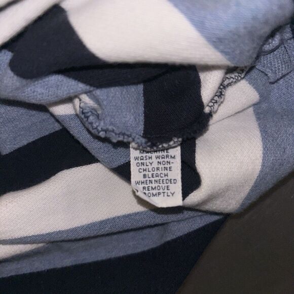 Vintage Polo Ralph Lauren Shirt Mens XL Navy Blue White Striped Preppy 90s Y2K - Picture 7 of 7